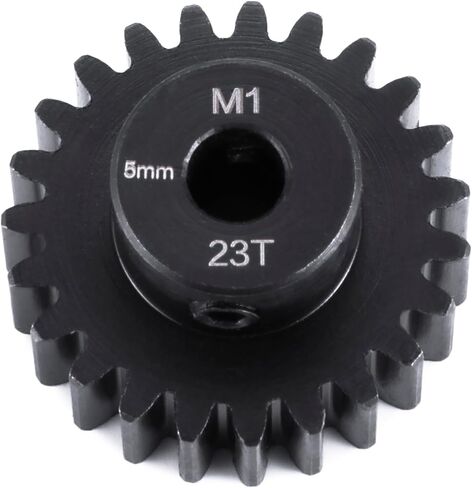 CrMo Steel 5mm M1 Pinion Gear 20T-25T Motor Gears for 1/8 ARRMA KRATON 6S 1/10 Arrma HSP Redcat Losi HPI E-Revo VXL MAXX (20T) in Saudi Arabia