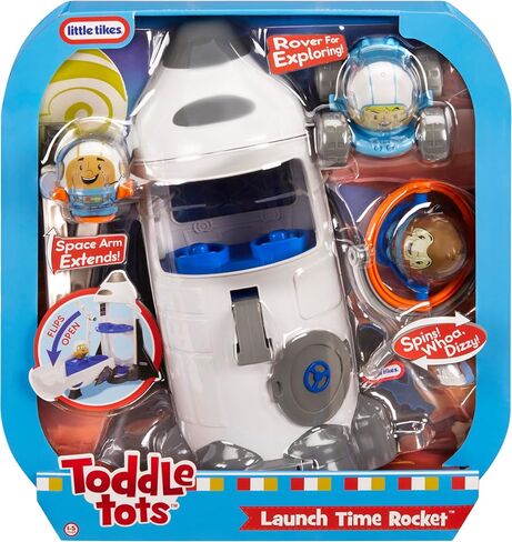 Little Tikes Toddle Tots Launch Time Rocket Multicolor Plastic Toddler Toy Building Block in Saudi Arabia