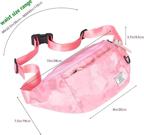 Fashion Fanny Pack Crossbody Bumbag,Waterproof Waist Packs,Fashion Fanny Pack for girls boy,Waist Bags for Women Men,Chest Bag Phone Purse,for Travel,Hiking,Cycling,Running PartyrGreen) in Saudi Arabia