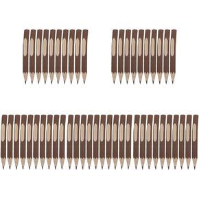 50 Pcs Wooden Pencil Pencils Wood Graphite Wooden Tree Rustic Twig Pencils for Kids Tree Bark Pencils Woodland Baby Shower Decorations Log Short Pencils Drawing Tool Child