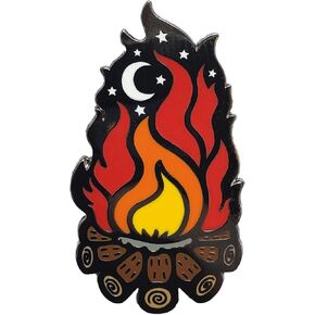 Campfire Nature Enamel Lapel Pin