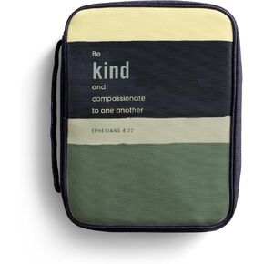 DaySpring Tony Evans - Be Kind and Compassionate Canvas Bible Cover (7.25 x 10.25)