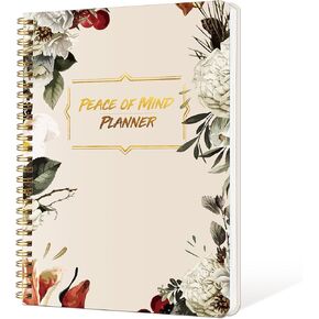 End of Life Planner - Final Arrangements When I Die Book Planner Organizer Notebook for Beneficiary Info, Last Wishes,Death Planner Organizer