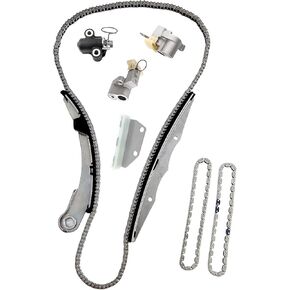 TKNI042 Timing Chain Kit for Nissan Frontier 4.0L 3954CC V6 DOHC 2006-2010 Pathfinder Xterra 4.0L 3954CC V6 DOHC 2005-2010 Code "VQ40DE", TK10670 TK3042 13028-ZK01C 13028-ZS00A