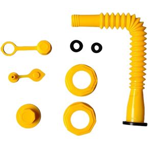 Gas Can Spout Replacement,Gas Can Nozzle Replacement，Upgraded Replacement Gas Can Spout with Flexible Nozzle, Gas Can Vent, Fit for Most 1/2/5/10 Gal Can，Water Jug Or Gas Can Spout - Update Your Old Can