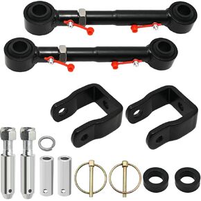 1 Set 2.5"-6" Adjustable Sway Bar Quick Disconnect End Links For Jeep Wrangler TJ 1997-2006 Cherokee XJ 1984-2001