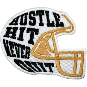 Siam Accs Rugby Fans Decoration Helmet Patch Embroidery American Football Fan Favorite Team Iron On Sew On for Clothing Backpacks Jeans Motorcycle Sew On Custom Jackets Hats Tactical Bags