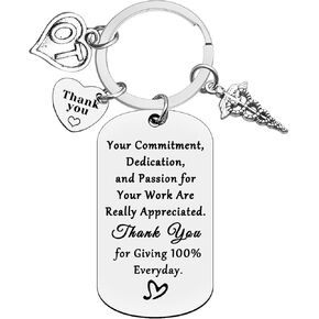Xiahuyu Thank You Gifts for Occupational Therapist OT Keychain Occupational Therapy Gift OT Assistant Gift OT Graduation Gift