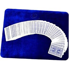 MilesMagic Magician Close Up Card Mat for Performance on Playing Cards, Poker, Gimmick Routines and Coin Magic Tricks, Black in Saudi Arabia