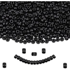 Fall Pony Beads for Bracelet 1000 Pcs Friendship Bracelets Beads 6x9mm Autumn Thanksgiving Plastic Beads for Party Decoration Supplies or Jewelry Making (Yellow Orange red Brown Dark-Green)