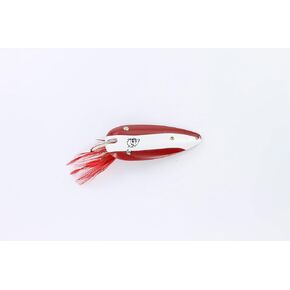 Daredevle Weedless Dardevle Spoons (Red/White) , 3/4oz