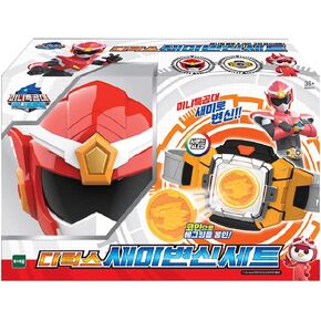 مجموعة Miniforce Animaltron Deluxe Transformation Sammy Mask Belt Coin Set Miniforce Sammy Sammi Mask Figure