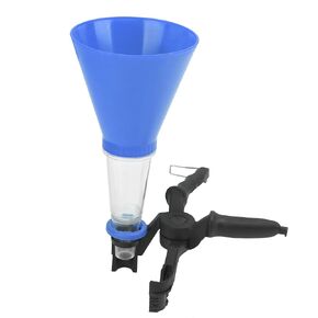 Fast-Clamp Universal Oil Filter, 3PCS Engine Oil Funnel Kit, Oil Change Kit, Spill-Free Oil Filling, Anti‑Static and Anti‑Corrosion Automobile Hand Tool, Adjustable Connector(Blue)