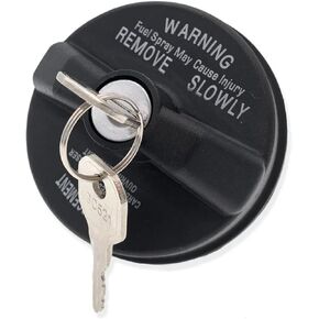 Locking Gas Cap Lock Fuel Tank Filler Cap Compatible with Jeep Cherokee Compass Gladiator Grand Cherokee Liberty Replacement for Ram Promaster 1500 2500 3500 Dakota Aspen Replaces 05278655AB 5278655AB