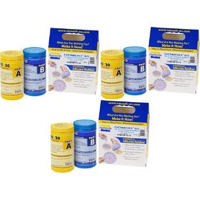 Smooth-On Silicone Mold Making, Liquid Rubber OOMOO 30, Easy to Use - Trial Size 2.8 lb, 3 Pack