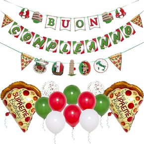 Pirese Italian Birthday Party Decorations, Italian Party Decorations, Italy Party Decorations | Pizza Party Decorations | Italian Flag Decorations | Pizza Birthday Party Decorations, Italian Decor