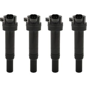 UF651 Ignition coil pack Set of 4 27300-2E000 Compatible with Hyundai Elantra 1993-2024/Tucson 2005-2009 2011-2021/Elantra GT 2013-2020 & Kia Soul 2010-2011 2020-2024/Forte 2010-2024 1.6L 1.8L 2.0L L4