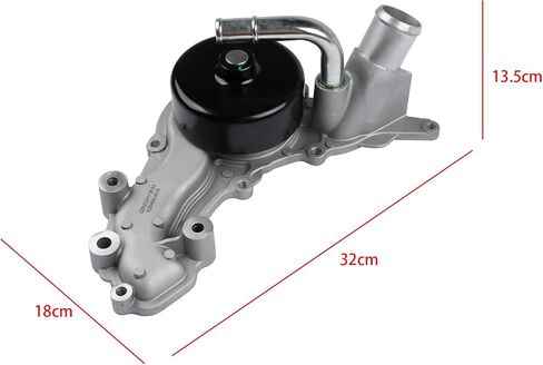297912 Water Pump w/Gasket Replacement for 2014-2022 Maserati Ghibli Quattroporte Levante 3.0 V6 330424, 299667 in Saudi Arabia