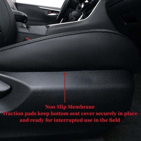 Coverdream أغطية مقاعد السيارة الملائمة المخصصة لسيارة Toyota Prius L,LE,XLE,Limited,LEco,Nightshade 2016 2017 2018 2019 2020 2021 2022، واقي مقعد جلدي بتغطية كاملة (مجموعة كاملة، أسود) in Saudi Arabia