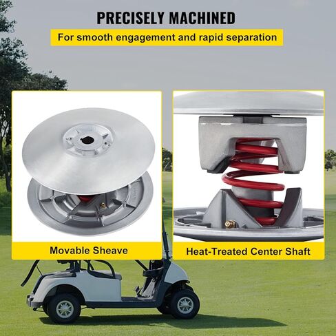 Bestauto Golf Cart Secondary Driven Power Clutch Kit Metal Surface Drive Clutch 1985-2007 Driven Clutch Kit Compatible with Yamaha Low End G2-G28 Golf Cart (with Spring) in Kuwait