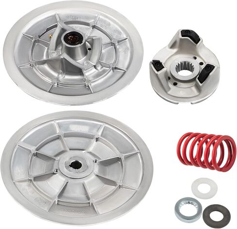 Bestauto Golf Cart Secondary Driven Power Clutch Kit Metal Surface Drive Clutch 1985-2007 Driven Clutch Kit Compatible with Yamaha Low End G2-G28 Golf Cart (with Spring) in Kuwait