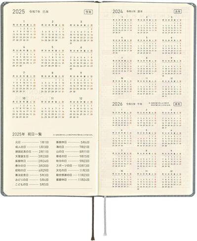 Hobonichi Techo 2025 Weeks MEGA [إنجليزي/طويل ونحيف الحجم/بداية يناير/مخطط] الألوان: فستق in Saudi Arabia
