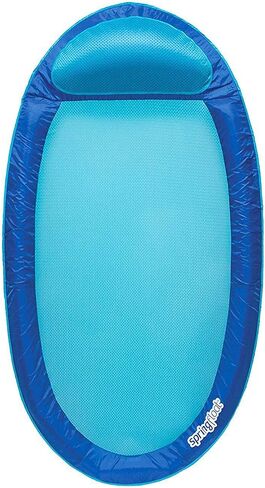 SwimWays Original Spring Float - Floating Swim Hammock for Pool or Lake - Light Blue/Dark Blue in Saudi Arabia