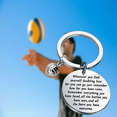 Lywjyb Birdgot Volleyball Keychain Perfect Volleyball Gifts for Volleyball Players Encouragement Gift in Kuwait