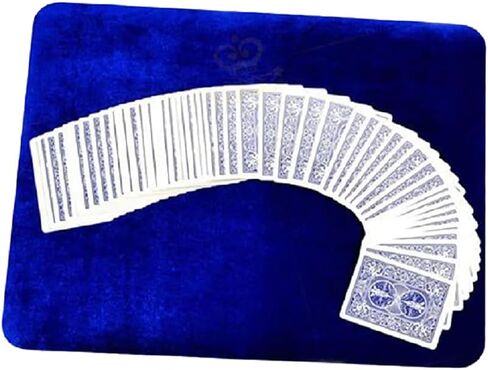 MilesMagic Magician Close Up Card Mat for Performance on Playing Cards, Poker, Gimmick Routines and Coin Magic Tricks, Black in Saudi Arabia