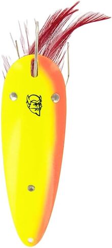 Daredevle Weedless Dardevle Spoons (Red/White) , 3/4oz in Kuwait
