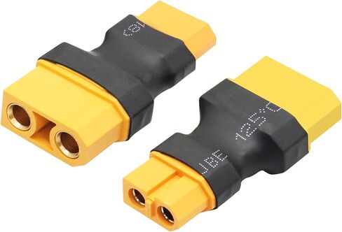 XT60 Female & XT90 Female Connector Converter, XT60 Female to XT90 Female Connector no Wire Adapter, for RC Lithium Battery Charger Charging or XT60 & XT90 Converter Plug(2Pcs) in Kuwait