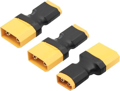 XT60 Female & XT90 Female Connector Converter, XT60 Female to XT90 Female Connector no Wire Adapter, for RC Lithium Battery Charger Charging or XT60 & XT90 Converter Plug(2Pcs) in Kuwait