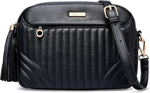 Marvolia Quilted Crossbody Bags for Women Vegan Leather Shoulder Handbag Small Purses with Adjustable Strap in Saudi Arabia