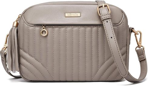 Marvolia Quilted Crossbody Bags for Women Vegan Leather Shoulder Handbag Small Purses with Adjustable Strap in Saudi Arabia