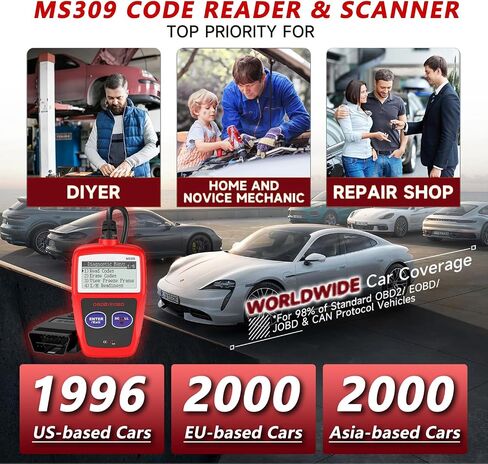 obd2 الماسح الضوئي obd قارئ رمز السيارة اللاسلكي لجميع السيارات بلوتوث obdii قارئ أداة تشخيص السيارة، متوافق مع obdii - ماسح ضوئي للسيارة متوافق مع iOS وأندرويد، فحص قارئ رمز المحرك in Saudi Arabia