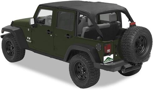 ينتهي الرصيف بواسطة Bestop 41526-35 Black Diamond Sun Cap Plus لـ 2007-2018 Wrangler JK in Saudi Arabia