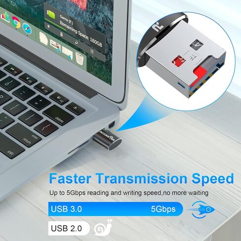 قارئ CAC من النوع C، قارئ بطاقات CAC للوصول المشترك USB C من DOD Military، قارئ بطاقات ذكية USB Smartfold من النوع C، قارئ PIV CAC متوافق مع نظام التشغيل Windows وMac OS in Saudi Arabia
