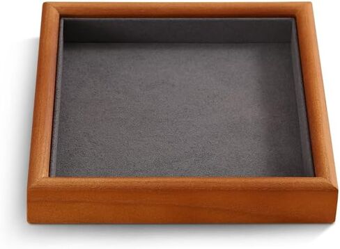 Jewelry Tray, Watch Tray,Small Wooden Tray,Premium Ring Dish,Luxury Jewelry Organizer,Grey Bracelet Display in Saudi Arabia