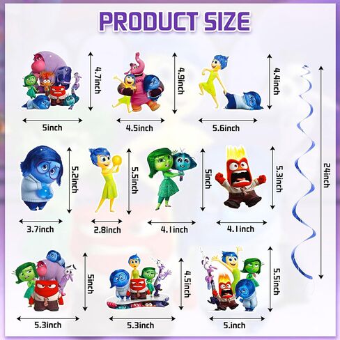 Happy Birthday Party Supplies, Cartoon Birthday Party Decorations Includes Happy Birthday Banner, Hanging Swirls for Kids Boys Girls, Baby Shower Party Favors Supplies Outdoor Indoor in Saudi Arabia