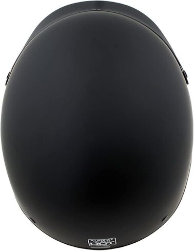 Milwaukee Helmets Momentum Matte Black Half Face Motorcycle Helmet w/Drop Down Visor for Men and Women DOT Approved MPH9718DOT - Large in Kuwait