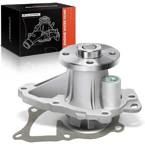 A-Premium Engine Water Pump w/Gasket Compatible with Toyota, Lexus, Pontiac & Scion Models - Camry, Corolla, Highlander, Matrix, RAV4, Solara, HS250H, Vibe, TC - L4 2.0L 2.4L