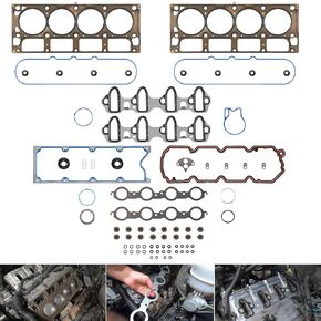 HS 26190 PT-2 مجموعة حشيات رأس أسطوانة المحرك، جوانات مشعب السحب، استبدال ختم فائق لسيارة شيفروليه جي إم سي بويك رينييه هامر H3 4.8L 5.3L V8 محرك HS26190PT-2