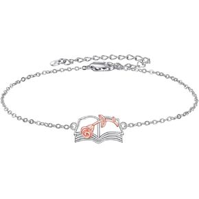 TIGER RIDER Heart Bracelets for Women Sterling Silver Claddagh Bracelet Infinity Bracelets Friendship Adjustable Charm Bracelet Jewelry Birthday Graduation Gifts for Mom Girls Friends
