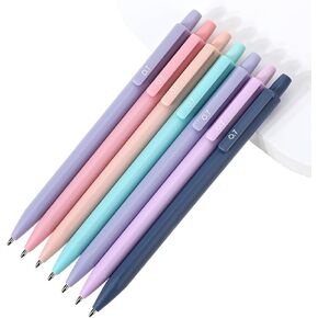 7Pcs Mechanical Pencils 0.7mm Pastel Mechanical Pencil Set Refillable Drafting Pencil Retractable Pencil Colored Mechanical Pencils for Writing Office School Supplies Gift