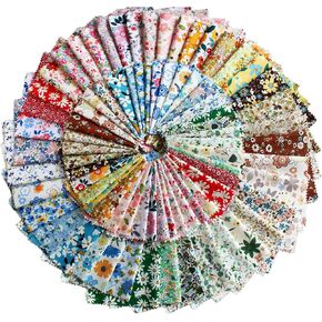 Charm Packs for Quilting 5 inch,Precut Fabric Squares 5''x5'' Quilting Cotton Fabric Bundles,42 Charm Squares for Quilts,Sewing and Other DIY Project