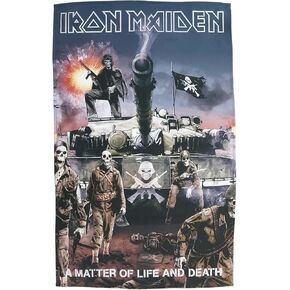 Iron Maiden Life and Death Fabric Poster Flag 42x28 inch