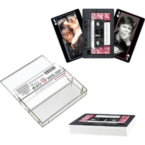 Aquarius David Bowie Cassette Premium Playing Cards -David Bowie Themed Deck of Cards for Your Favorite Card Games - Officially Licensed David Bowie Merchandise & Collectibles