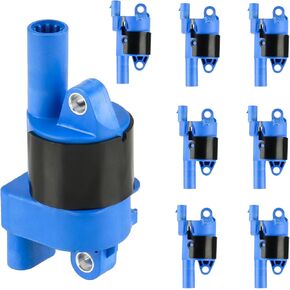 Ignition Coil UF414 for Chevy Cadillac GMC Escalade Avalanche Express Silverado Suburban Tahoe Impala Camaro Savana Sierra Yukon 6L 6.2L 5.3L 4.8L 5C1555 C1512-8 Set