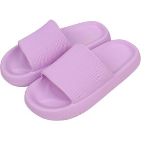 SEVENHILLDIAMONDS Thick Sole Slipper for Women and Men - Pillow Women Slide - Indoor and Outdoor Sandal - Non Slip Slipper - Beach Slide - Quick Drying Sandal
