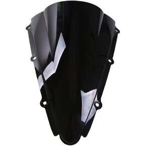 Black Motorcycle Windscreen Windshield for Yamaha YZF R1 2000 2001 ABS Double Bubble 00-01